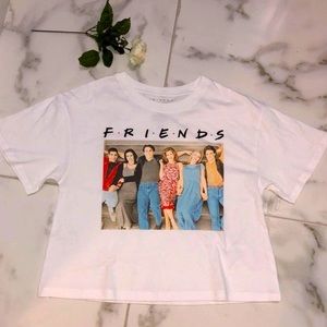 Friends cast Photo T-Shirt - Crop